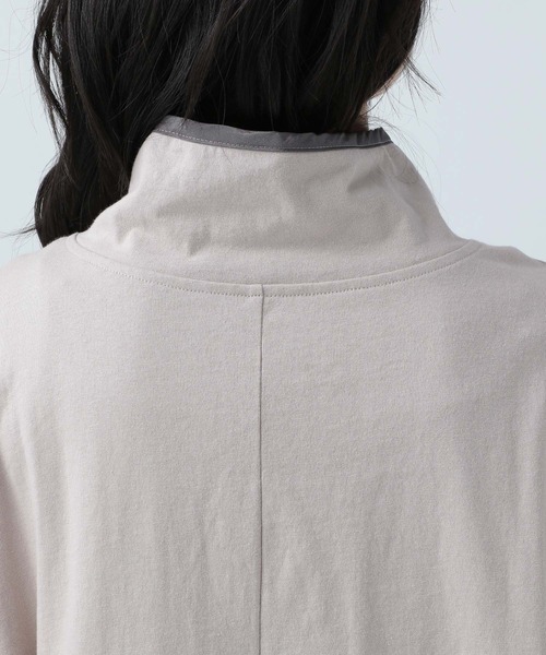 BAYFLOW(ベイフロー)の「ハーフアップロンT(Tシャツ/カットソー・レディース・ベージュ/グレー/オフホワイト・FREE)」の19枚目の写真