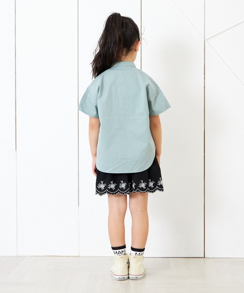 MAKE YOUR DAY（メイクユアデイ）の「カットワークスカパン■80～140cm（スカート・キッズ・ブラック/グリーン/オフホワイト・80/90/100/110/120/130/140）」の5枚目の写真