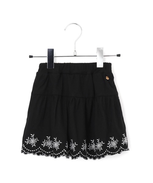 MAKE YOUR DAY（メイクユアデイ）の「カットワークスカパン■80～140cm（スカート・キッズ・ブラック/グリーン/オフホワイト・80/90/100/110/120/130/140）」の16枚目の写真