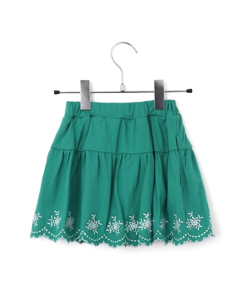MAKE YOUR DAY（メイクユアデイ）の「カットワークスカパン■80～140cm（スカート・キッズ・ブラック/グリーン/オフホワイト・80/90/100/110/120/130/140）」の19枚目の写真