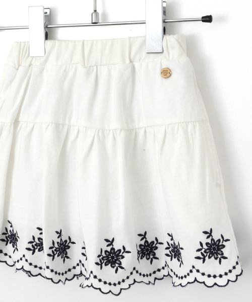 MAKE YOUR DAY（メイクユアデイ）の「カットワークスカパン■80～140cm（スカート・キッズ・ブラック/グリーン/オフホワイト・80/90/100/110/120/130/140）」の20枚目の写真