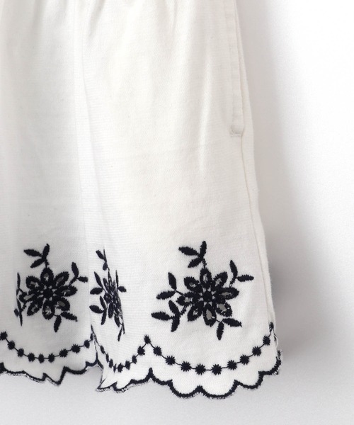 MAKE YOUR DAY（メイクユアデイ）の「カットワークスカパン■80～140cm（スカート・キッズ・ブラック/グリーン/オフホワイト・80/90/100/110/120/130/140）」の22枚目の写真