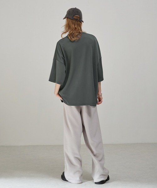 スムースダンボール オーバーサイズ サイドスリット ドルマンS/S