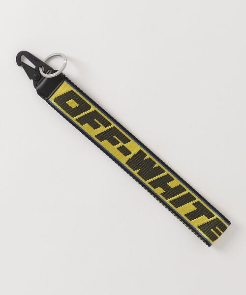 off white（オフホワイト）の「【OFF-WHITE】 オフホワイト キーリング キーホルダー HYBRID INDUSTRIAL KEY HOLDER ロゴ（キーホルダー・メンズ・イエロー・FREE）」の5枚目の写真