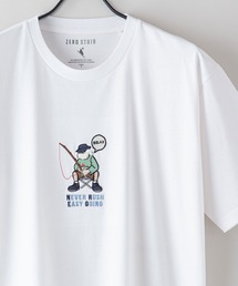 汗染みの目立ちにくいTシャツ ZEROSTAIN ゼロステイン 撥水性 UVカット バックプリント プリントTシャツ ワンポイント刺繍Tシャツ