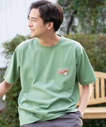 汗染みの目立ちにくいTシャツ ZEROSTAIN ゼロステイン 撥水性 UVカット バックプリント プリントTシャツ ワンポイント刺繍Tシャツ