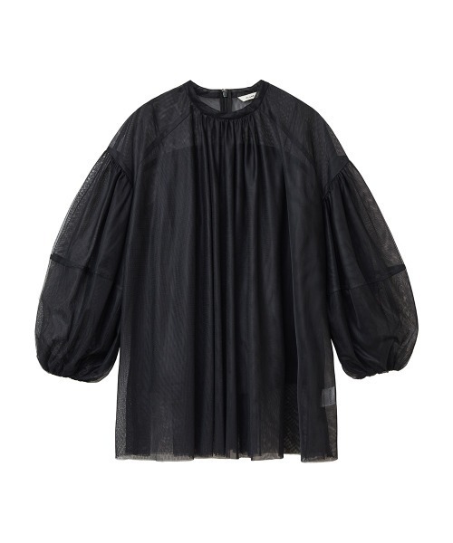 CLANE(クラネ)の「SHEER TULLE BALLOON SLEEVE TOPS(その他トップス・レディース・アイボリー/ブラック・1/2)」の12枚目の写真