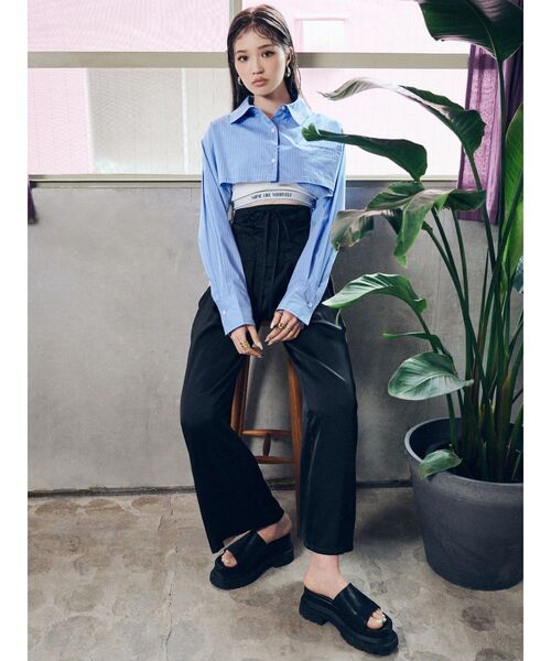 EVRIS（エヴリス）の「ワークソールサンダル（サンダル・レディース・ブラック/ホワイト・MEDIUM/LARGE）」の17枚目の写真