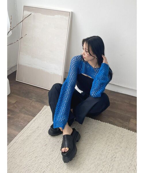 EVRIS（エヴリス）の「ワークソールサンダル（サンダル・レディース・ブラック/ホワイト・MEDIUM/LARGE）」の20枚目の写真