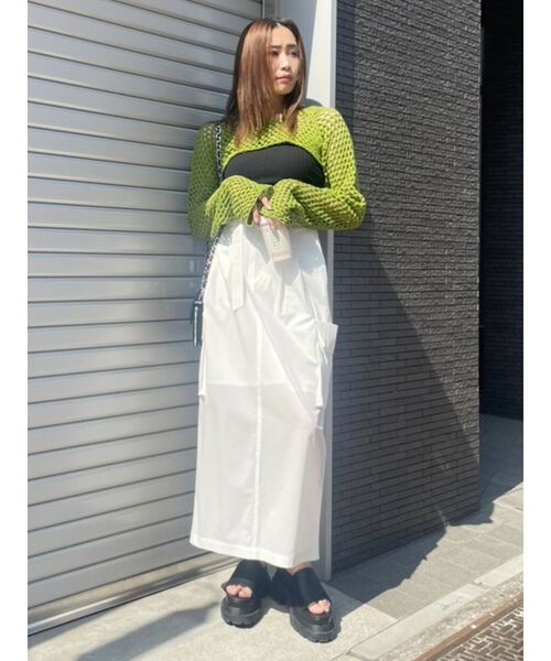 EVRIS（エヴリス）の「ワークソールサンダル（サンダル・レディース・ブラック/ホワイト・MEDIUM/LARGE）」の22枚目の写真