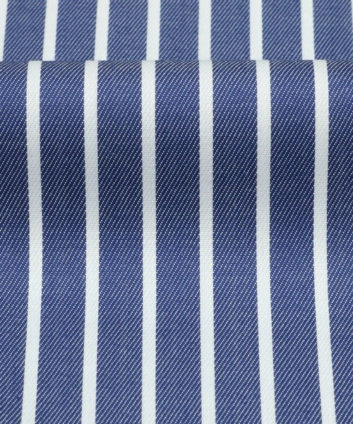 TOKYO SHIRTS(トウキョウシャツ)の「形態安定ノーアイロン クレリックワイド 長袖ビジネスワイシャツ(ビジネスシャツ・メンズ・ネイビー・首回り39cm-裄丈88cm/首回り42cm-裄丈90cm/首回り45cm-裄丈82cm/首回り45cm-裄丈86cm/首回り45cm-裄丈90cm/首回り47cm-裄丈86cm/首回り47cm-裄丈90cm/首回り43cm-裄丈90cm)」の4枚目の写真