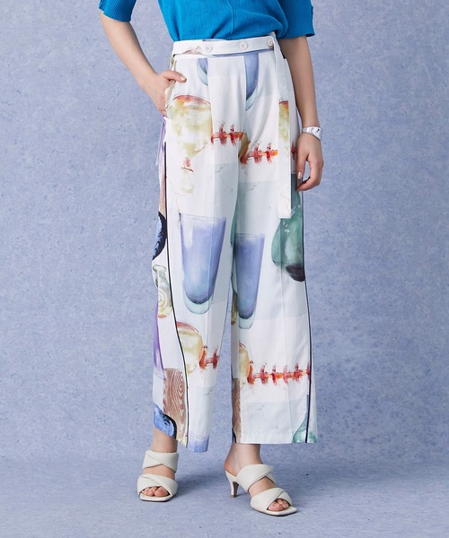 PUBLIC TOKYO（パブリックトウキョウ）の「【栃木県産】ウォーターグラスペイントワイドストレートパンツ（その他パンツ・レディース・その他2・FREE）」の6枚目の写真