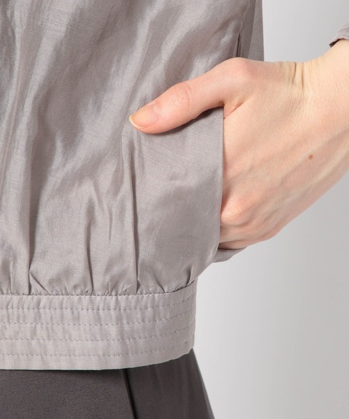 Andemiu（アンデミュウ）の「シアーブルゾン198907（ブルゾン・レディース・グレー/ベージュ/ネイビー・FREE）」の16枚目の写真