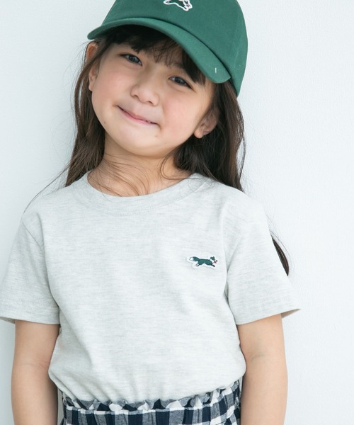 PENNEYS(ぺニーズ)の「『別注』PENNEYS×DOORS THE FOXワッペンTシャツ(KIDS)(Tシャツ/カットソー・キッズ・オートミール/ネイビー・130/110/140/120)」の6枚目の写真