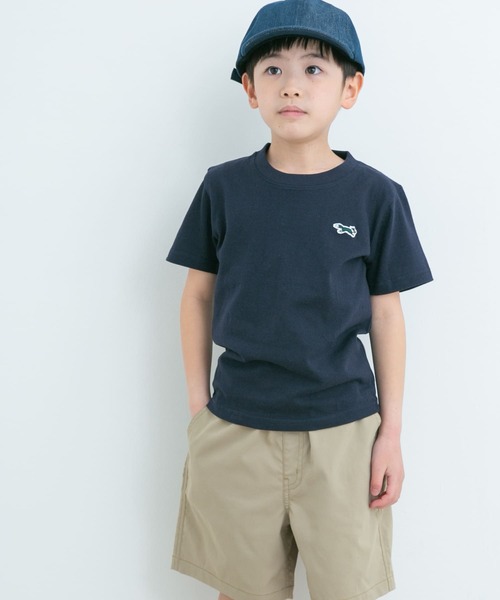 PENNEYS(ぺニーズ)の「『別注』PENNEYS×DOORS THE FOXワッペンTシャツ(KIDS)(Tシャツ/カットソー・キッズ・オートミール/ネイビー・130/110/140/120)」の18枚目の写真