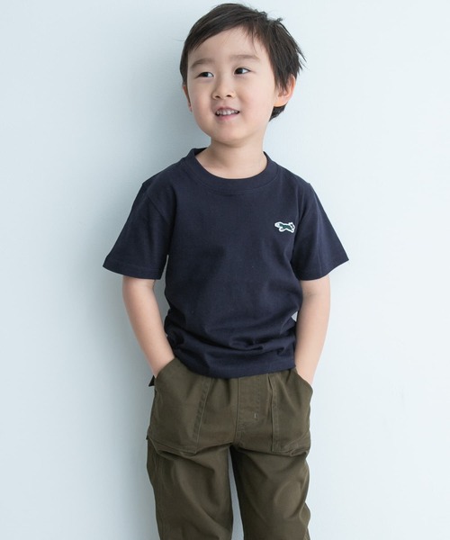 PENNEYS(ぺニーズ)の「『別注』PENNEYS×DOORS THE FOXワッペンTシャツ(KIDS)(Tシャツ/カットソー・キッズ・オートミール/ネイビー・130/110/140/120)」の22枚目の写真