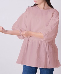 チュニック半袖カットソー