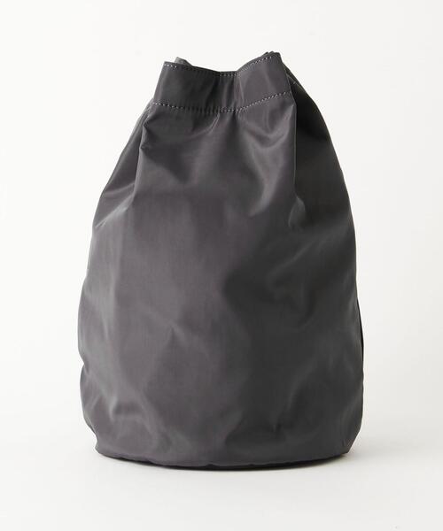 BEAUTY&YOUTH UNITED ARROWS（ビューティーアンドユースユナイテッドアローズ）の「ポリエステル ボン サック/リュック -2WAY-（バックパック/リュック・レディース・ダークグレー/ブラック・FREE）」の3枚目の写真