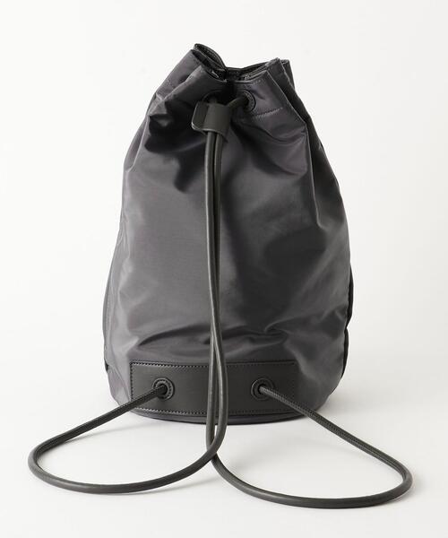 BEAUTY&YOUTH UNITED ARROWS（ビューティーアンドユースユナイテッドアローズ）の「ポリエステル ボン サック/リュック -2WAY-（バックパック/リュック・レディース・ダークグレー/ブラック・FREE）」の5枚目の写真