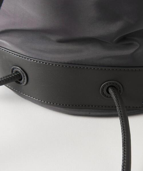 BEAUTY&YOUTH UNITED ARROWS（ビューティーアンドユースユナイテッドアローズ）の「ポリエステル ボン サック/リュック -2WAY-（バックパック/リュック・レディース・ダークグレー/ブラック・FREE）」の11枚目の写真