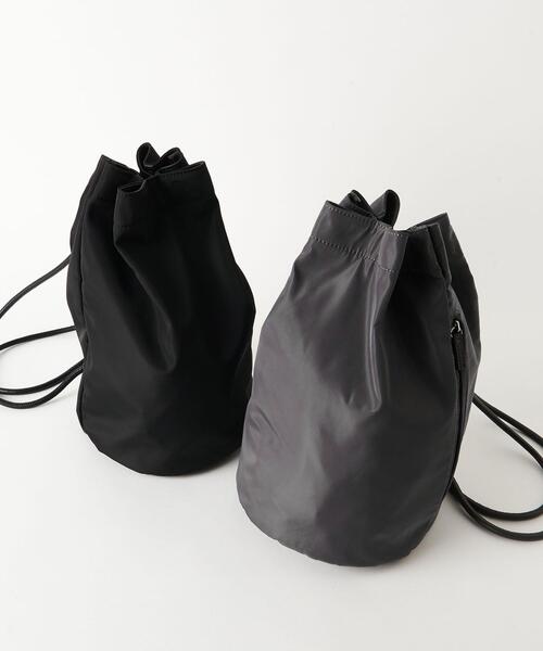 BEAUTY&YOUTH UNITED ARROWS（ビューティーアンドユースユナイテッドアローズ）の「ポリエステル ボン サック/リュック -2WAY-（バックパック/リュック・レディース・ダークグレー/ブラック・FREE）」の21枚目の写真