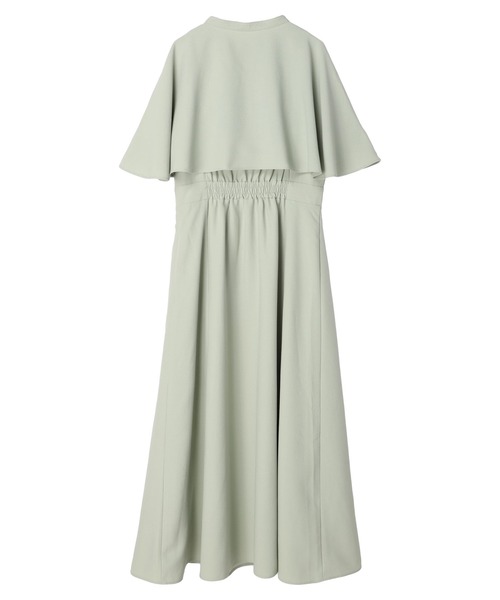 earth music&ecology（アースミュージックアンドエコロジー）の「SET2点ケープ+キャミワンピース（ワンピース・レディース・ブラック/ミント/モカ・S/M）」の12枚目の写真