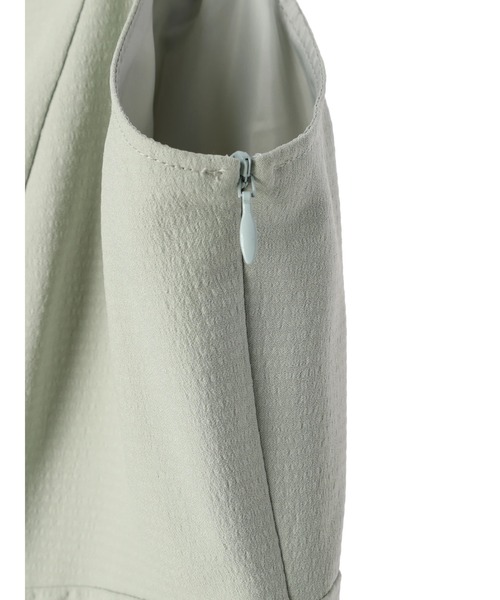 earth music&ecology（アースミュージックアンドエコロジー）の「SET2点ケープ+キャミワンピース（ワンピース・レディース・ブラック/ミント/モカ・S/M）」の13枚目の写真