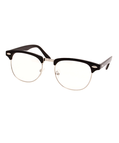 CIAOPANIC TYPY(チャオパニックティピー)の「LAハーフリムグラス(サングラス・メンズ・ブラック・FREE)」の1枚目の写真