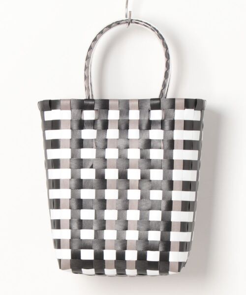 HONEYSUCKLE ROSE（ハニーサックルローズ）の「【HONEYSUCKLE ROSE】メルカドバッグ（かごバッグ・レディース・グリーン/ブラック・ONE SIZE）」の17枚目の写真