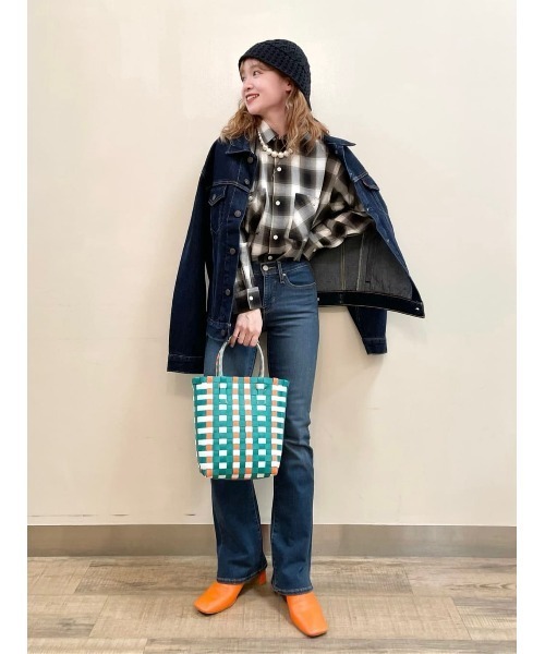 HONEYSUCKLE ROSE（ハニーサックルローズ）の「【HONEYSUCKLE ROSE】メルカドバッグ（かごバッグ・レディース・グリーン/ブラック・ONE SIZE）」の8枚目の写真