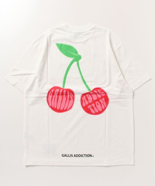 GALLIS ADDICTION（ガリスアディクション）の「GA CHERRY TEE（Tシャツ/カットソー・メンズ・ブラック/ホワイト・M/L）」の10枚目の写真