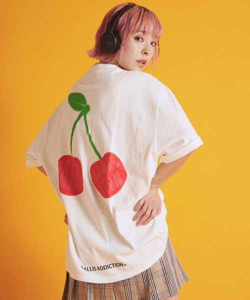 GALLIS ADDICTION（ガリスアディクション）の「GA CHERRY TEE（Tシャツ/カットソー・メンズ・ブラック/ホワイト・M/L）」の21枚目の写真