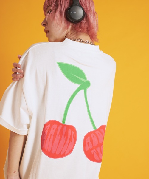 GALLIS ADDICTION（ガリスアディクション）の「GA CHERRY TEE（Tシャツ/カットソー・メンズ・ブラック/ホワイト・M/L）」の5枚目の写真