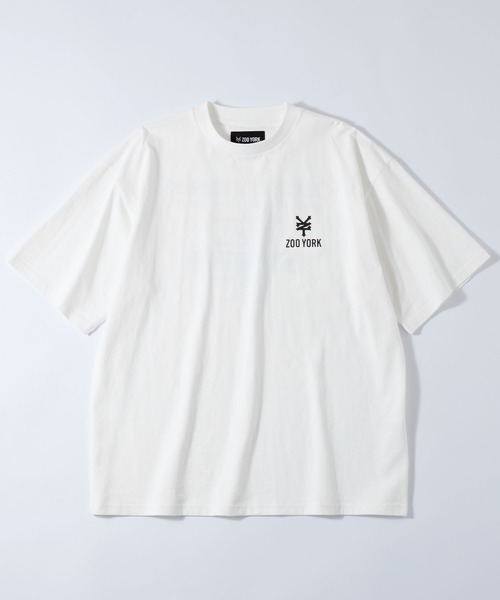ZOO YORK(ズーヨーク)の「ZOO YORK/ズーヨーク 別注 ラバープリント ビッグシルエット半袖Tシャツ(Tシャツ/カットソー・メンズ・ホワイト/ブラック/ピンク/ホワイト系/ブラック系/ブルー系・M/L)」の18枚目の写真