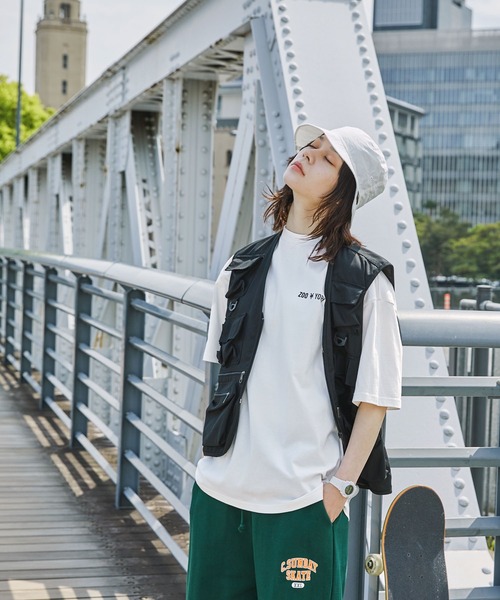 ZOO YORK(ズーヨーク)の「ZOO YORK/ズーヨーク 別注 ラバープリント ビッグシルエット半袖Tシャツ(Tシャツ/カットソー・メンズ・ホワイト/ブラック/ピンク/ホワイト系/ブラック系/ブルー系・M/L)」の22枚目の写真