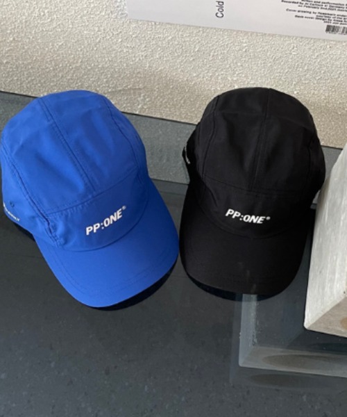 MGV（エムジーヴィー）の「フロントロゴナイロンキャップ（キャップ・メンズ・ブラック/ホワイト/ブルー/オレンジ・FREE）」の3枚目の写真