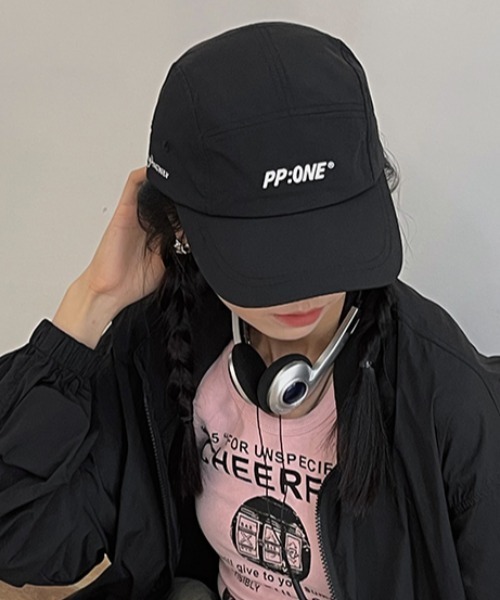 MGV（エムジーヴィー）の「フロントロゴナイロンキャップ（キャップ・メンズ・ブラック/ホワイト/ブルー/オレンジ・FREE）」の19枚目の写真