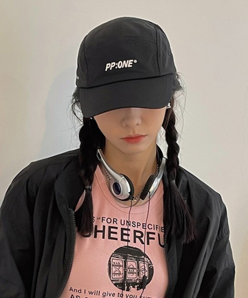 MGV（エムジーヴィー）の「フロントロゴナイロンキャップ（キャップ・メンズ・ブラック/ホワイト/ブルー/オレンジ・FREE）」の22枚目の写真