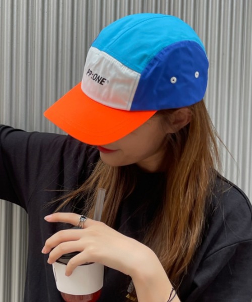MGV（エムジーヴィー）の「フロントロゴナイロンキャップ（キャップ・メンズ・ブラック/ホワイト/ブルー/オレンジ・FREE）」の20枚目の写真