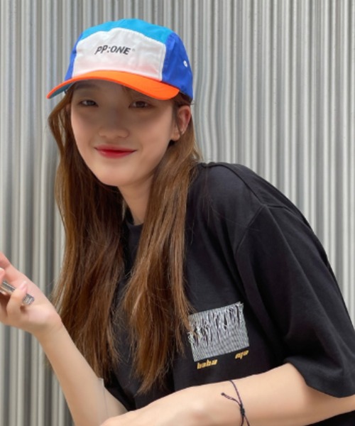 MGV（エムジーヴィー）の「フロントロゴナイロンキャップ（キャップ・メンズ・ブラック/ホワイト/ブルー/オレンジ・FREE）」の18枚目の写真