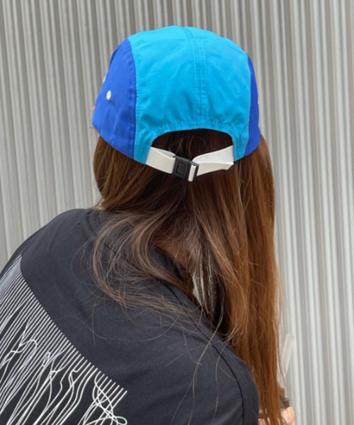 MGV（エムジーヴィー）の「フロントロゴナイロンキャップ（キャップ・メンズ・ブラック/ホワイト/ブルー/オレンジ・FREE）」の7枚目の写真