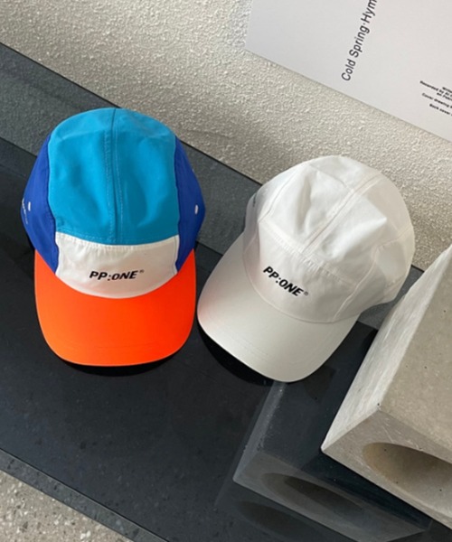 MGV（エムジーヴィー）の「フロントロゴナイロンキャップ（キャップ・メンズ・ブラック/ホワイト/ブルー/オレンジ・FREE）」の5枚目の写真