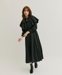 3wayケープロングワンピース