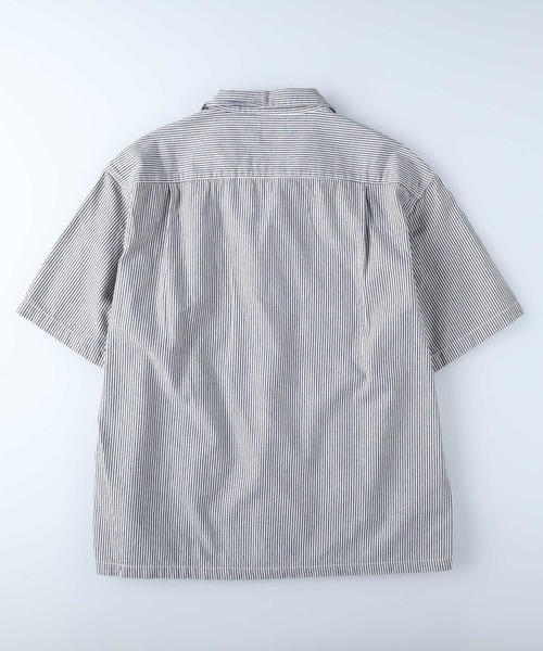 Lee(リー)の「【Lee】ロコハーフスリーブシャツ(シャツ/ブラウス・メンズ・ブルー・M/XL/L)」の4枚目の写真