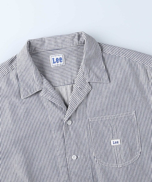 Lee(リー)の「【Lee】ロコハーフスリーブシャツ(シャツ/ブラウス・メンズ・ブルー・M/XL/L)」の5枚目の写真