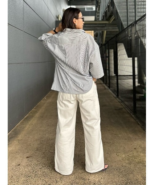 Lee(リー)の「【Lee】ロコハーフスリーブシャツ(シャツ/ブラウス・メンズ・ブルー・M/XL/L)」の19枚目の写真