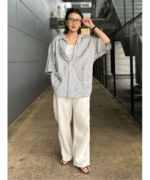Lee(リー)の「【Lee】ロコハーフスリーブシャツ(シャツ/ブラウス・メンズ・ブルー・M/XL/L)」の18枚目の写真