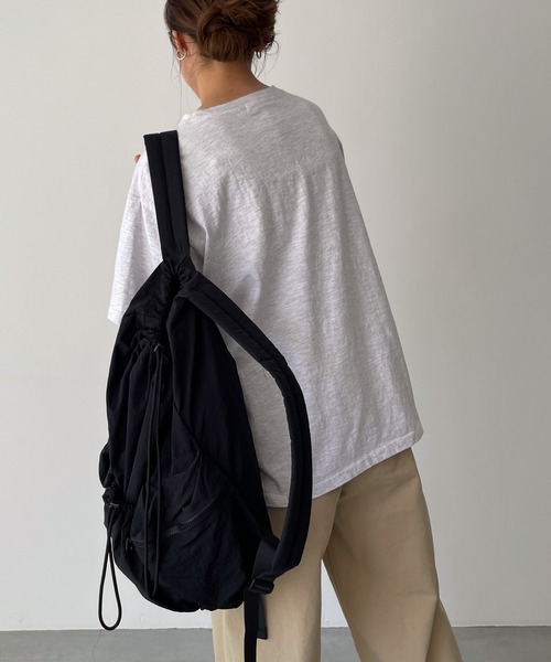CANAL JEAN（キャナルジーン）の「El mar(エルマール) "Brothers"半袖Tシャツ（Tシャツ/カットソー・レディース・ライトグレー・ONE SIZE）」の2枚目の写真
