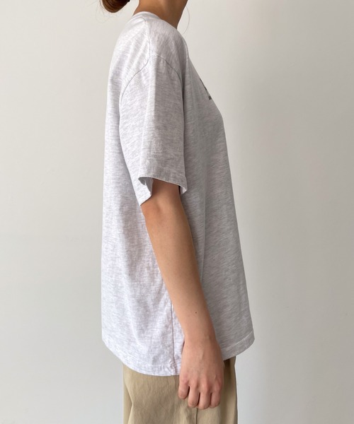 CANAL JEAN（キャナルジーン）の「El mar(エルマール) "Brothers"半袖Tシャツ（Tシャツ/カットソー・レディース・ライトグレー・ONE SIZE）」の7枚目の写真