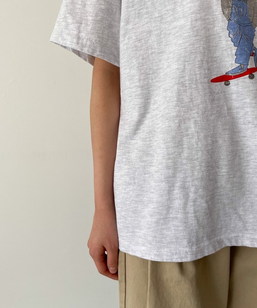 CANAL JEAN（キャナルジーン）の「El mar(エルマール) "Brothers"半袖Tシャツ（Tシャツ/カットソー・レディース・ライトグレー・ONE SIZE）」の5枚目の写真